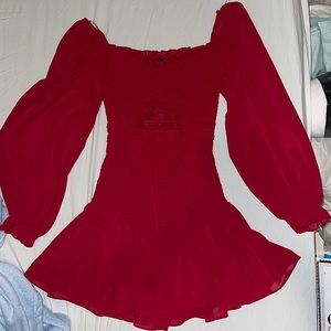 Fashion Nova red dress